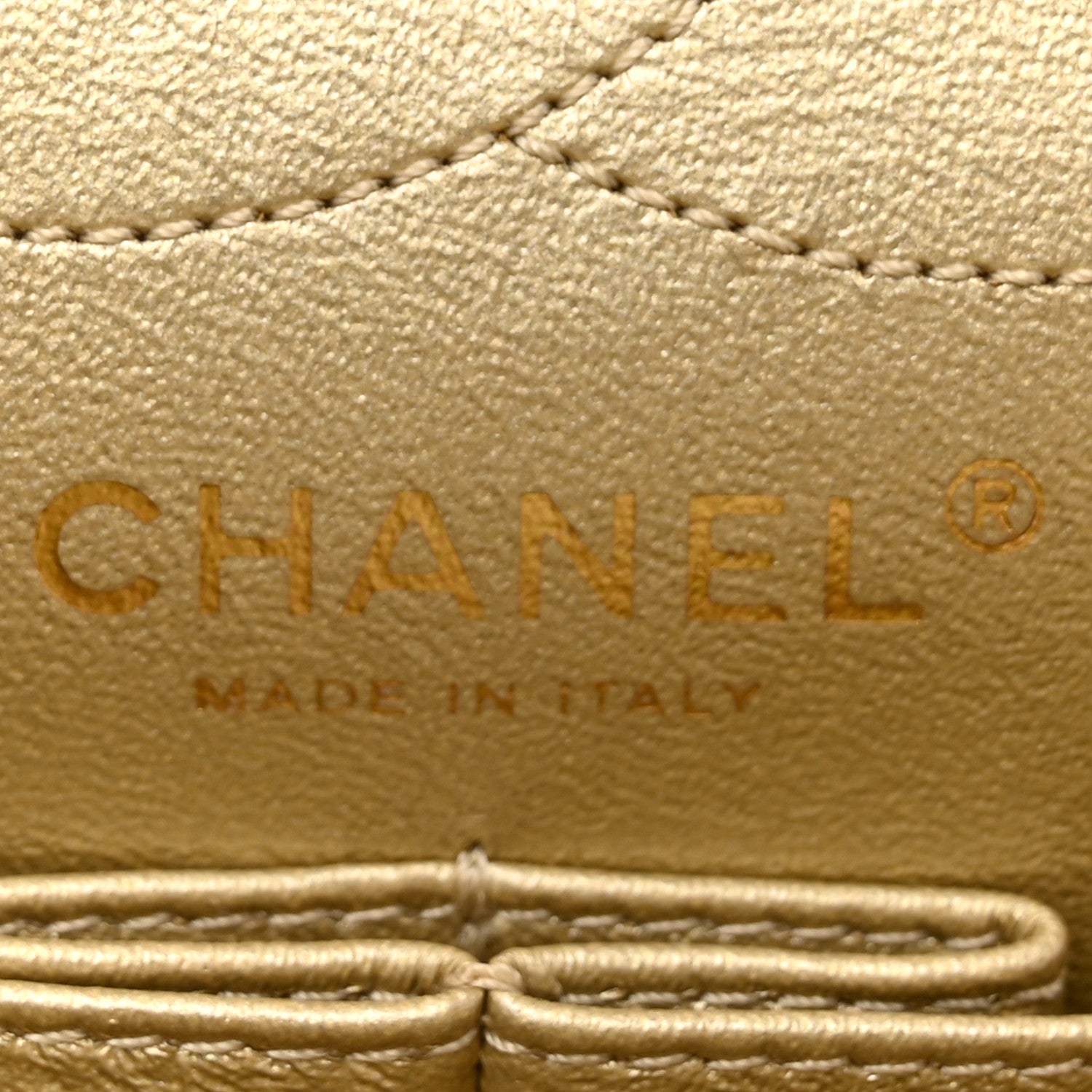 Chanel Metallic Aged Calfskin Quilted 2.55 Reissue 226 Flap Pale Gold 6 of 13