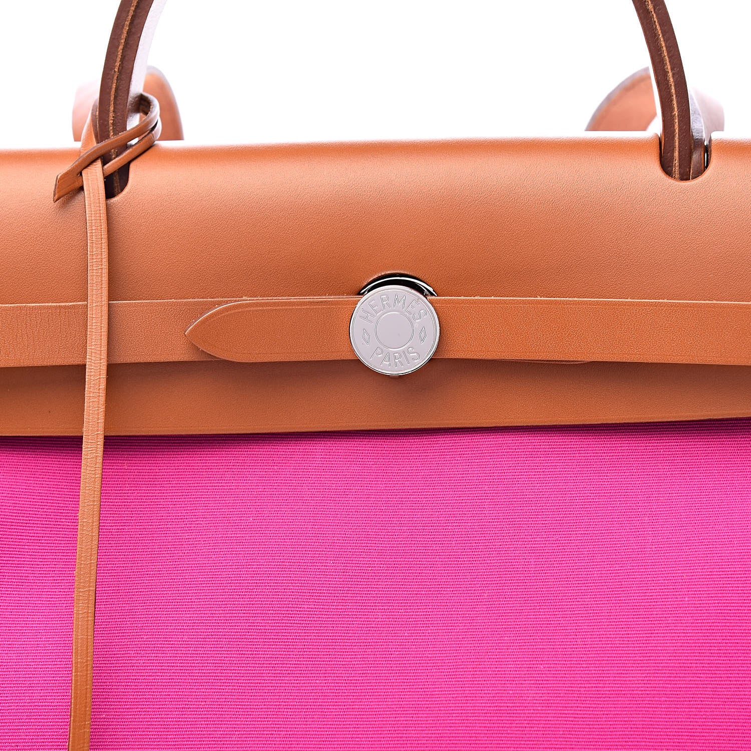 Hermes Vache Hunter Toile Herbag Zip 31 PM Magnolia Fauve 11 of 11