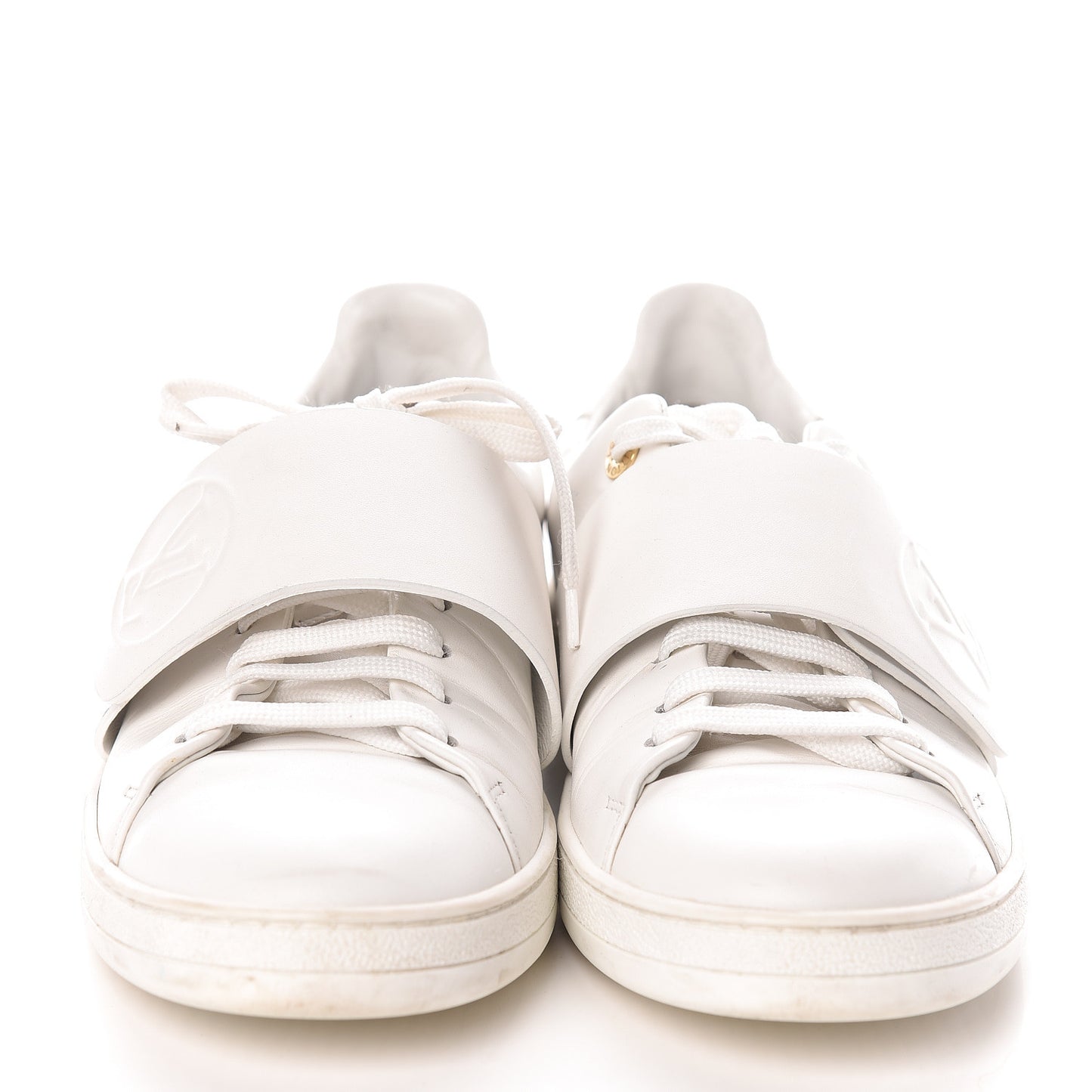Calfskin Frontrow Sneakers 39 White
