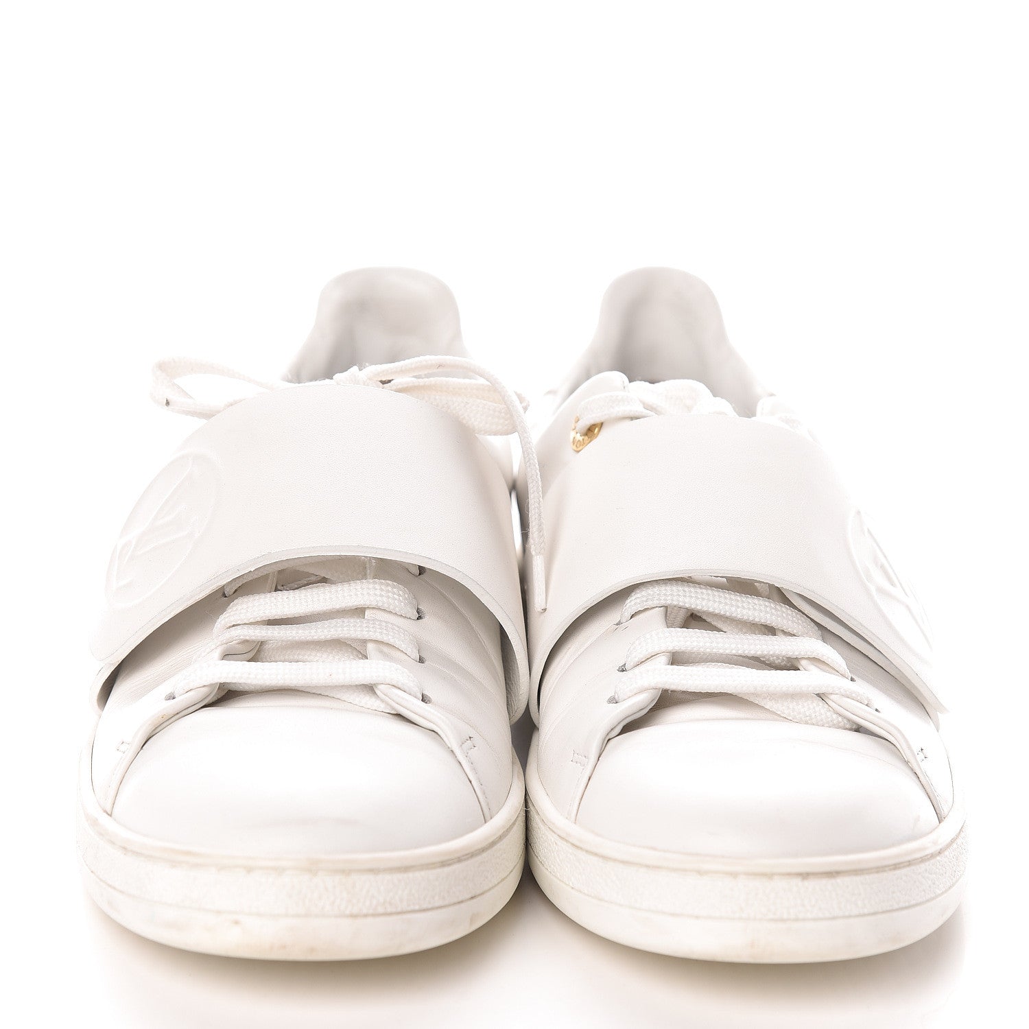 Louis Vuitton Calfskin Frontrow Sneakers 39 White 2 of 8