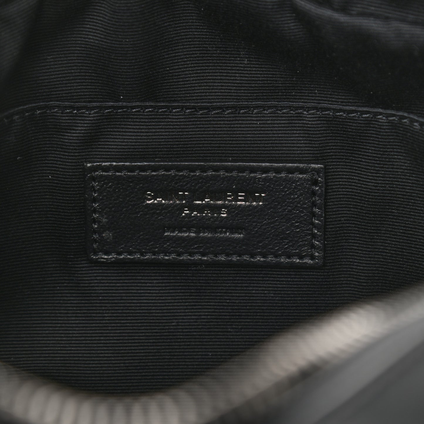 Calfskin Matelasse Monogram Lou Camera Bag Black