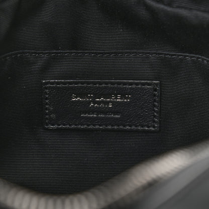Saint Laurent Calfskin Matelasse Monogram Lou Camera Bag Black 6 of 9