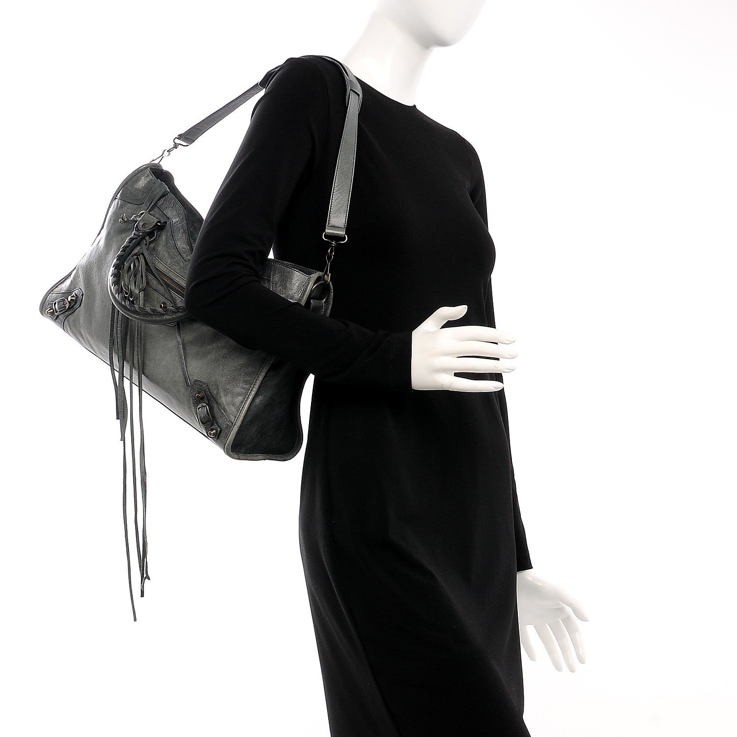 Balenciaga Agneau Classic Hardware City Anthracite 2 of 12