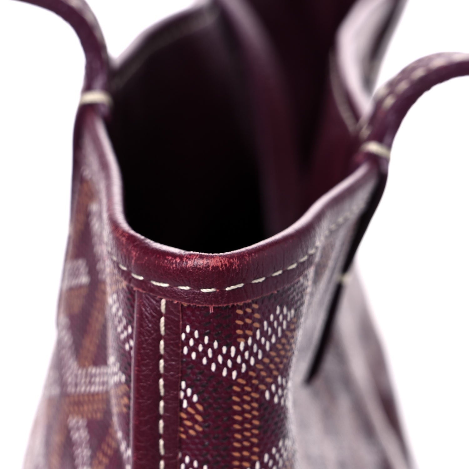 Goyard Goyardine Reversible Mini Anjou Burgundy 14 of 18