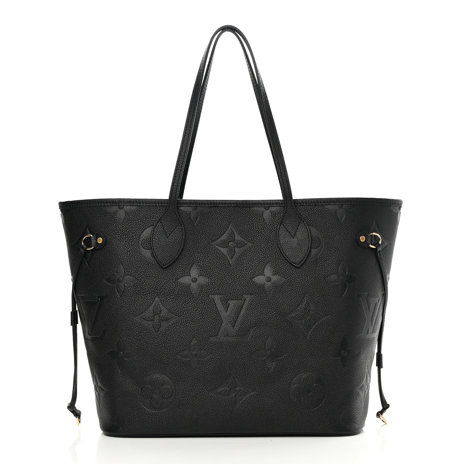 Louis Vuitton Empreinte Monogram Giant Neverfull MM Black 2 of 11