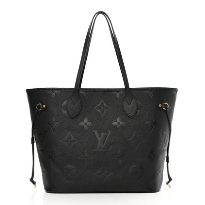 Louis Vuitton Empreinte Monogram Giant Neverfull MM Black 2 of 11