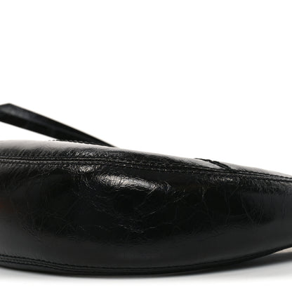 Marc Jacobs Crinkled Calfskin Crusier Crescent Bag Black 9 of 10