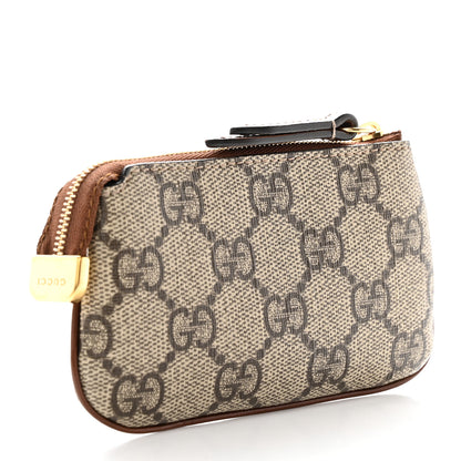 Gucci GG Supreme Monogram Key Case Brown 3 of 8