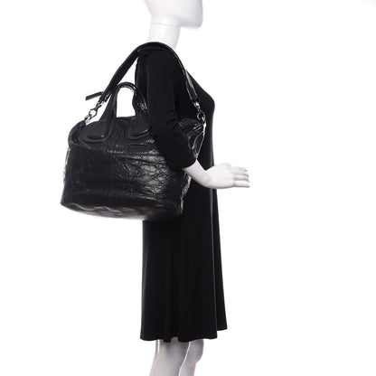 Givenchy Wrinkled Lambskin Medium Nightingale Black 3 of 17