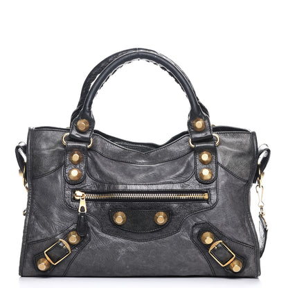 Balenciaga Agneau Giant 21 Gold Hardware City Anthracite 2 of 29