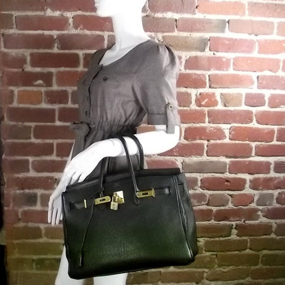 Hermes Togo Birkin 35 Noir 2 of 11