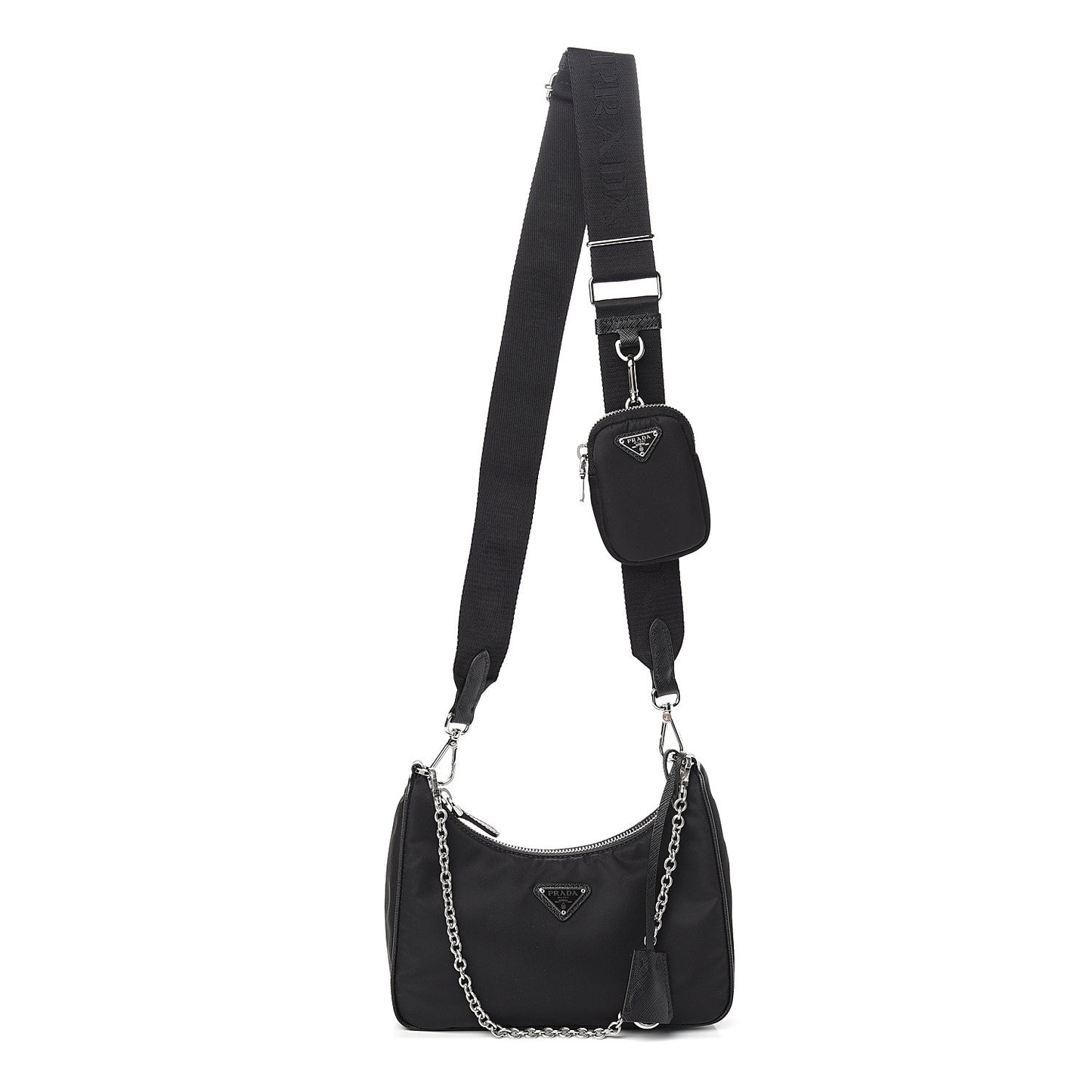 Nylon Re-Edition 2005 Shoulder Bag Black