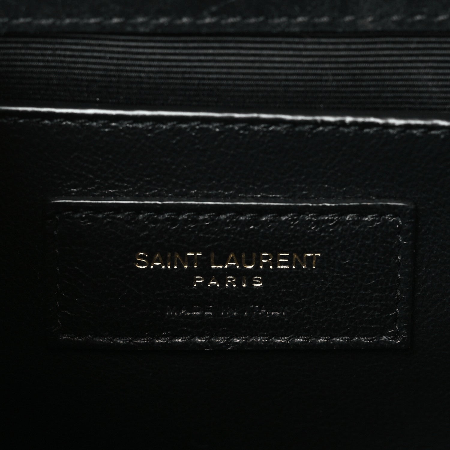 Saint Laurent Suede Mixed Matelasse Triquilt Medium Monogram Satchel Black 6 of 8