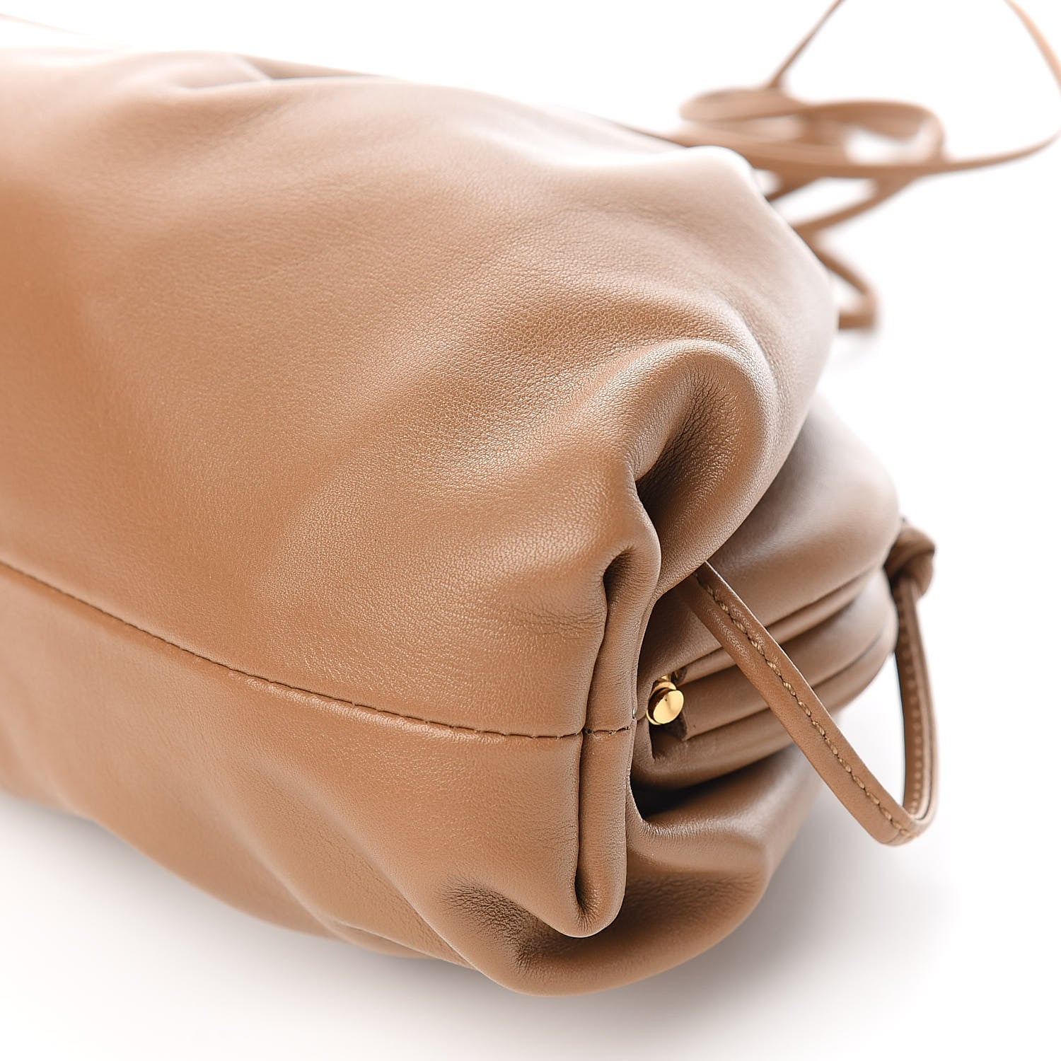 Bottega Veneta Butter Calfskin The Mini Pouch Cammello 8 of 9