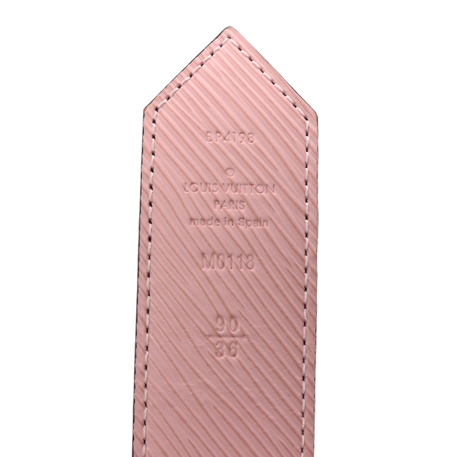 Louis Vuitton Monogram Epi 35mm LV Circle Reversible Belt 90 36 Rose Ballerine 5 of 6