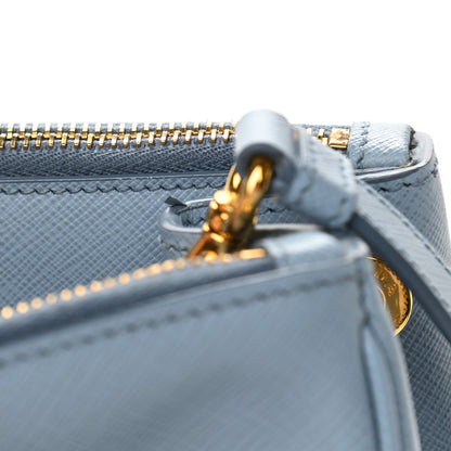 Prada Saffiano Medium Galleria Double Zip Tote Astrale 9 of 11