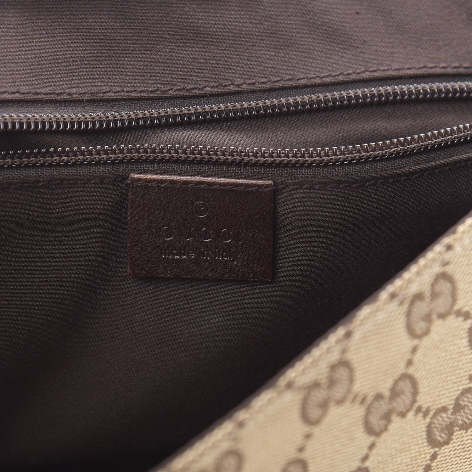 Gucci Monogram Waist Belt Bag Dark Brown 6 of 12