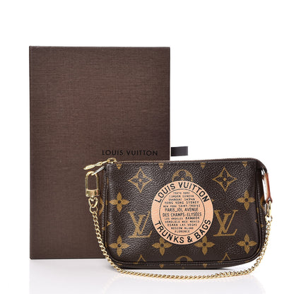 Louis Vuitton Monogram Complice Trunks and Bags Mini Pochette Accessories Beige 7 of 7