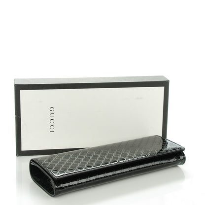 Gucci Patent Microguccissima Small Broadway Clutch Black 4 of 8
