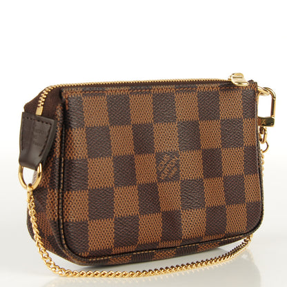 Louis Vuitton Damier Ebene Mini Pochette Accessories 3 of 7