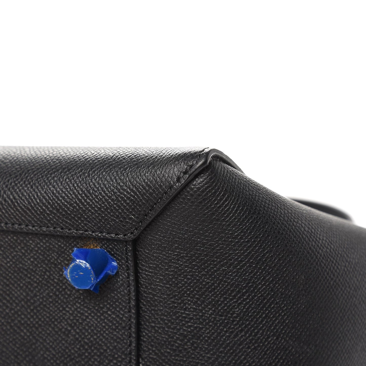 Grained Calfskin Mini Belt Bag Black