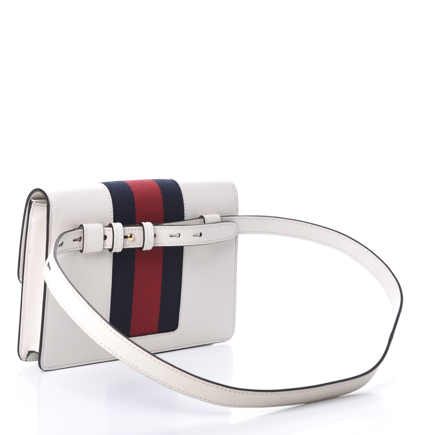 Gucci Calfskin Sylvie Belt Bag Off White 3 of 8