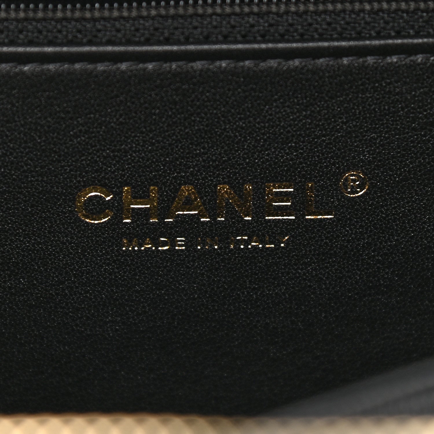 Chanel Goatskin Quilted Medium CC Filigree Vanity Case Black 6 of 9