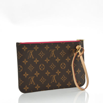 Louis Vuitton Monogram Neverfull MM GM Pochette Pivoine 3 of 7