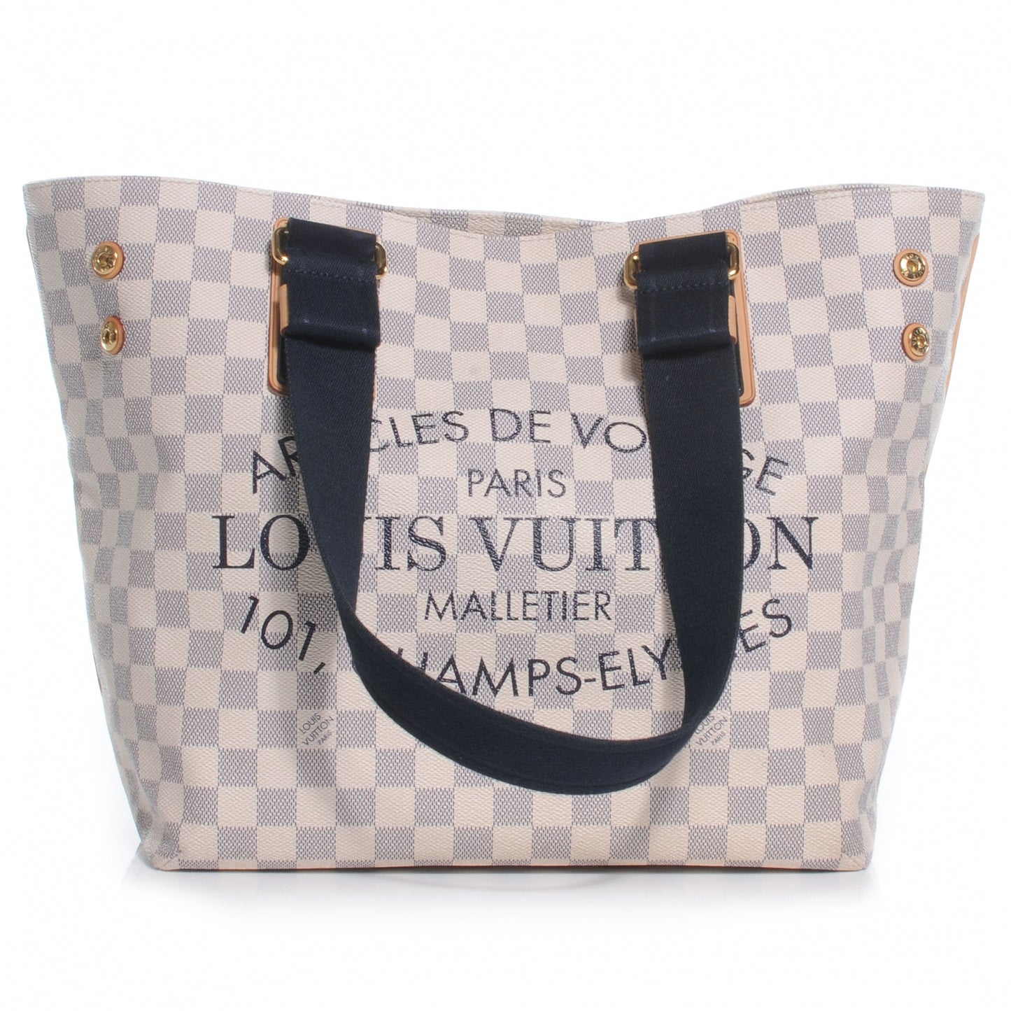 Damier Azur Beach Cabas PM