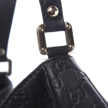 Gucci Guccissima Large New Ladies Web Hobo Black 11 of 15