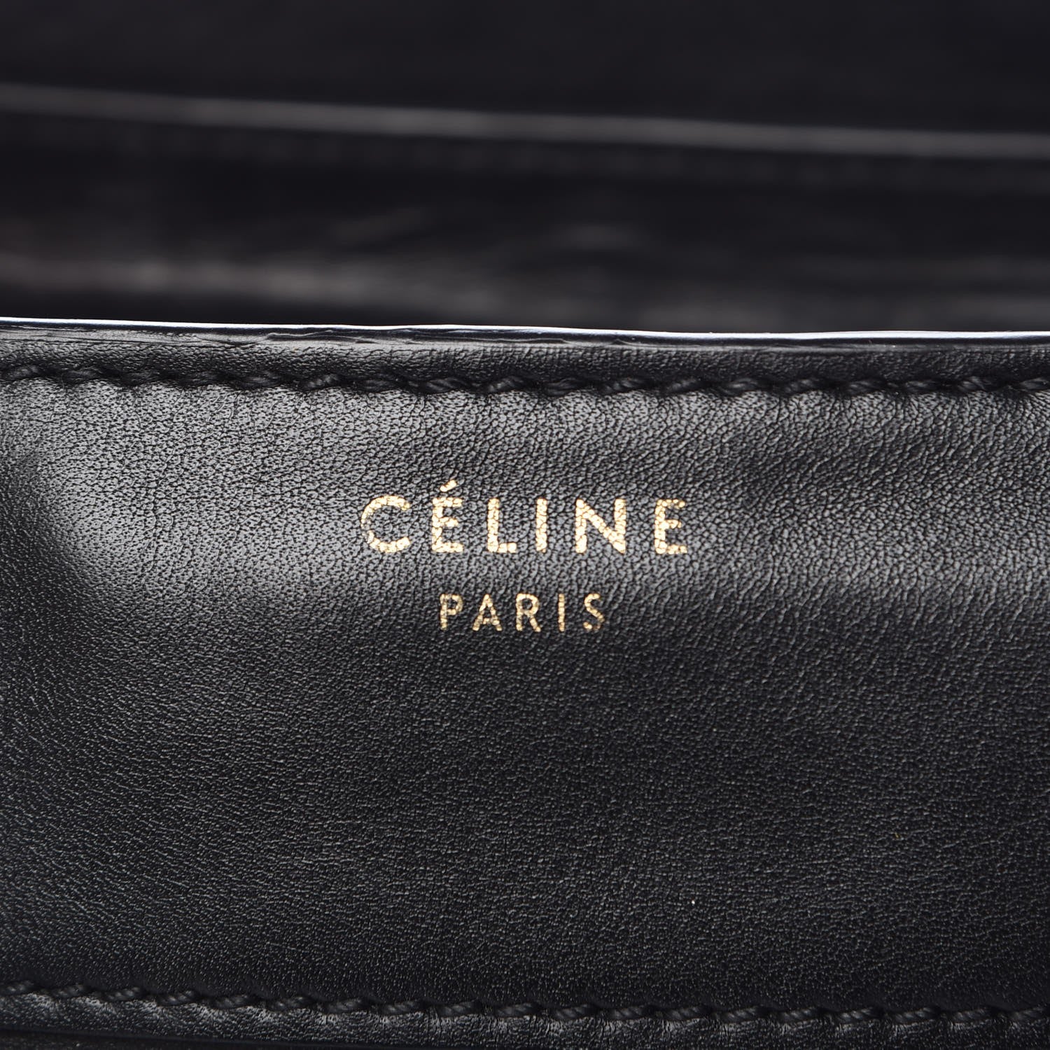 Celine Smooth Calfskin Mini Luggage Black 6 of 11