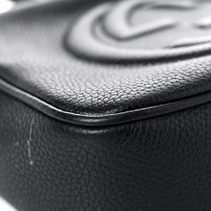 Gucci Pebbled Calfskin Small Soho Disco Bag Black 9 of 18