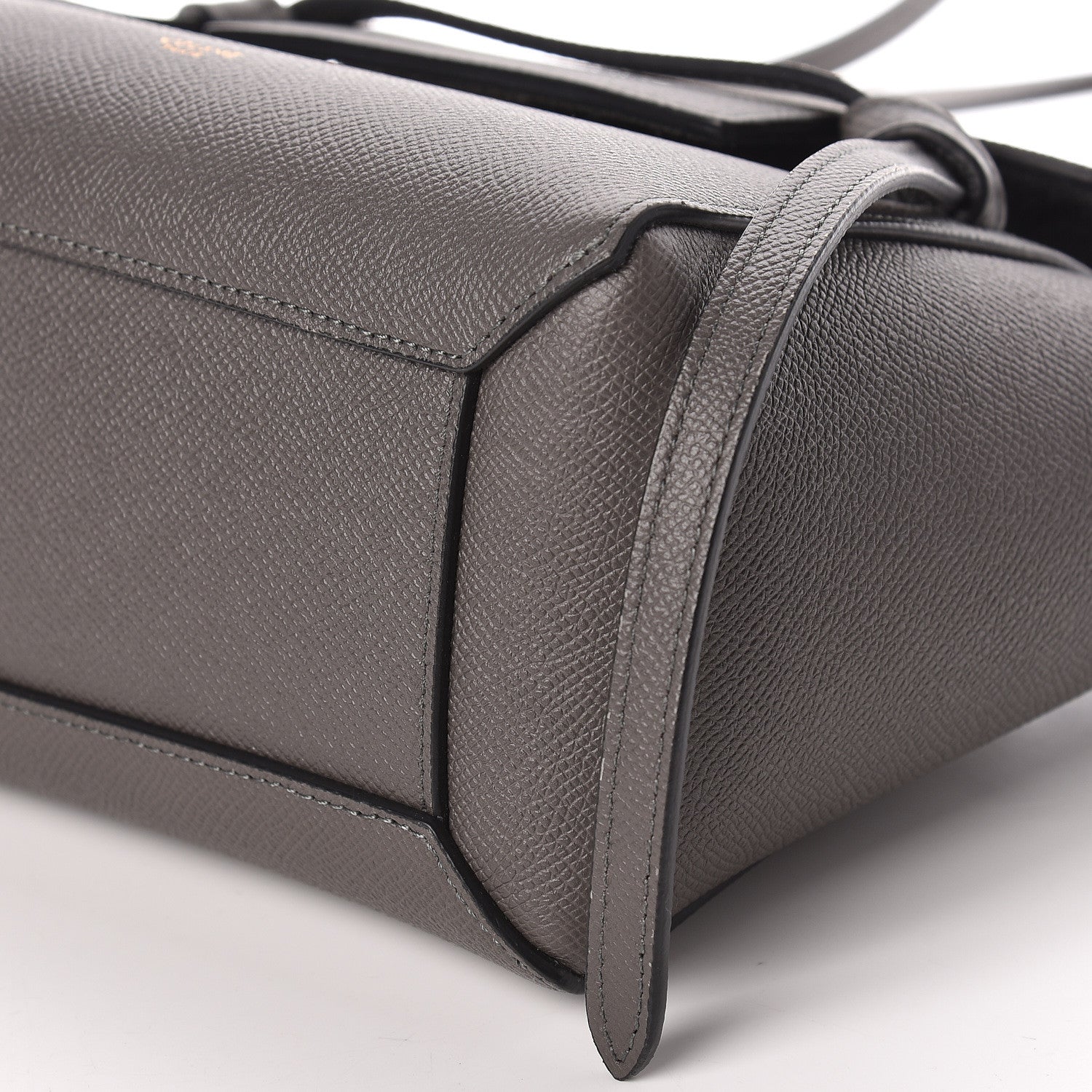 Celine Grained Calfskin Nano Belt Bag Grey 9 of 9