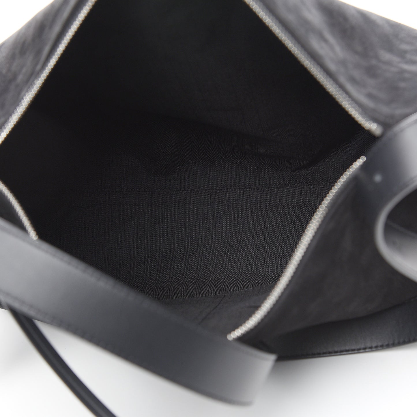 Nubuck Calfskin Berlingo Shoulder Bag Black