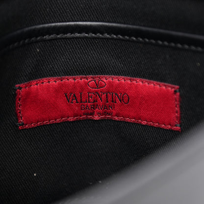 Valentino Garavani Vitello Medium Rockstud Flip Lock Crossbody Bag Black 6 of 9