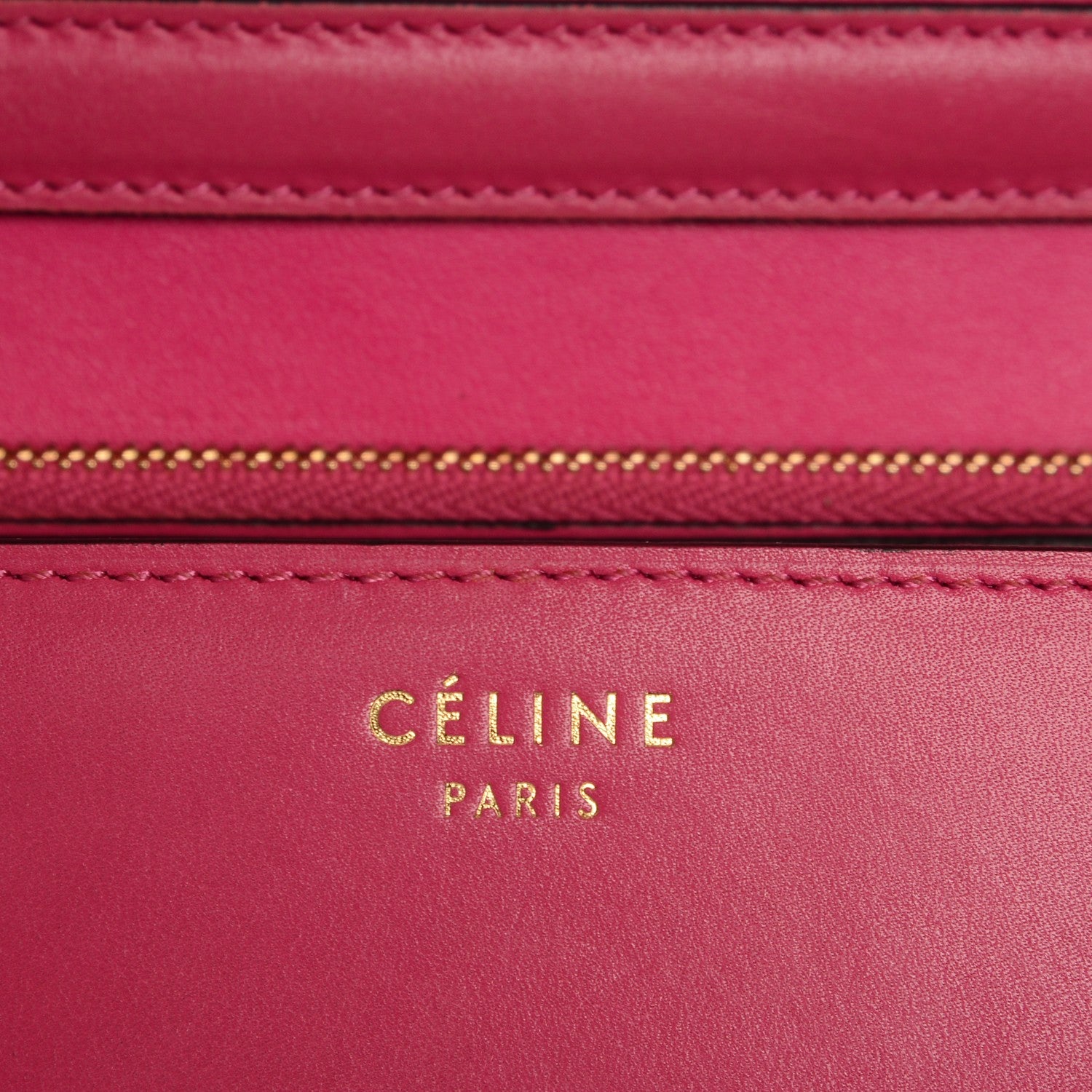 Celine Smooth Calfskin Medium Classic Box Flap Bag Hibiscus 6 of 7