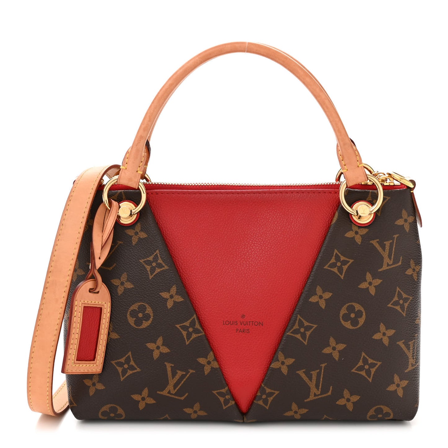 Monogram V Tote BB Cherry