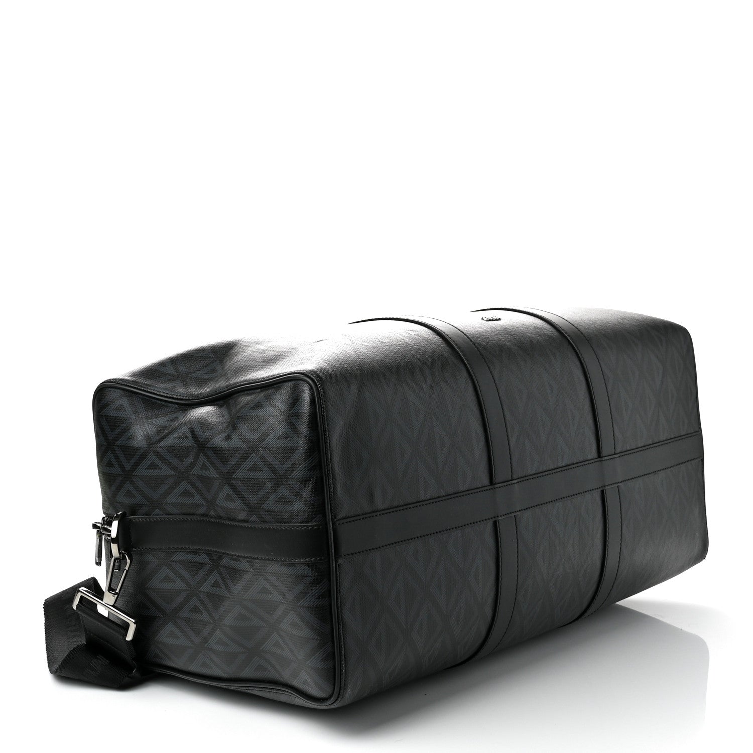 Christian Dior Coated Canvas CD Diamond Lingot 50 Bag Black 3 of 9