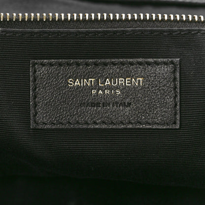Saint Laurent Lambskin Quilted Maxi Icare Shopping Tote Black 7 of 12