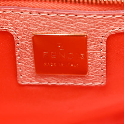Fendi Zucca Crystal Flower Shoulder Bag Tobacco 6 of 10