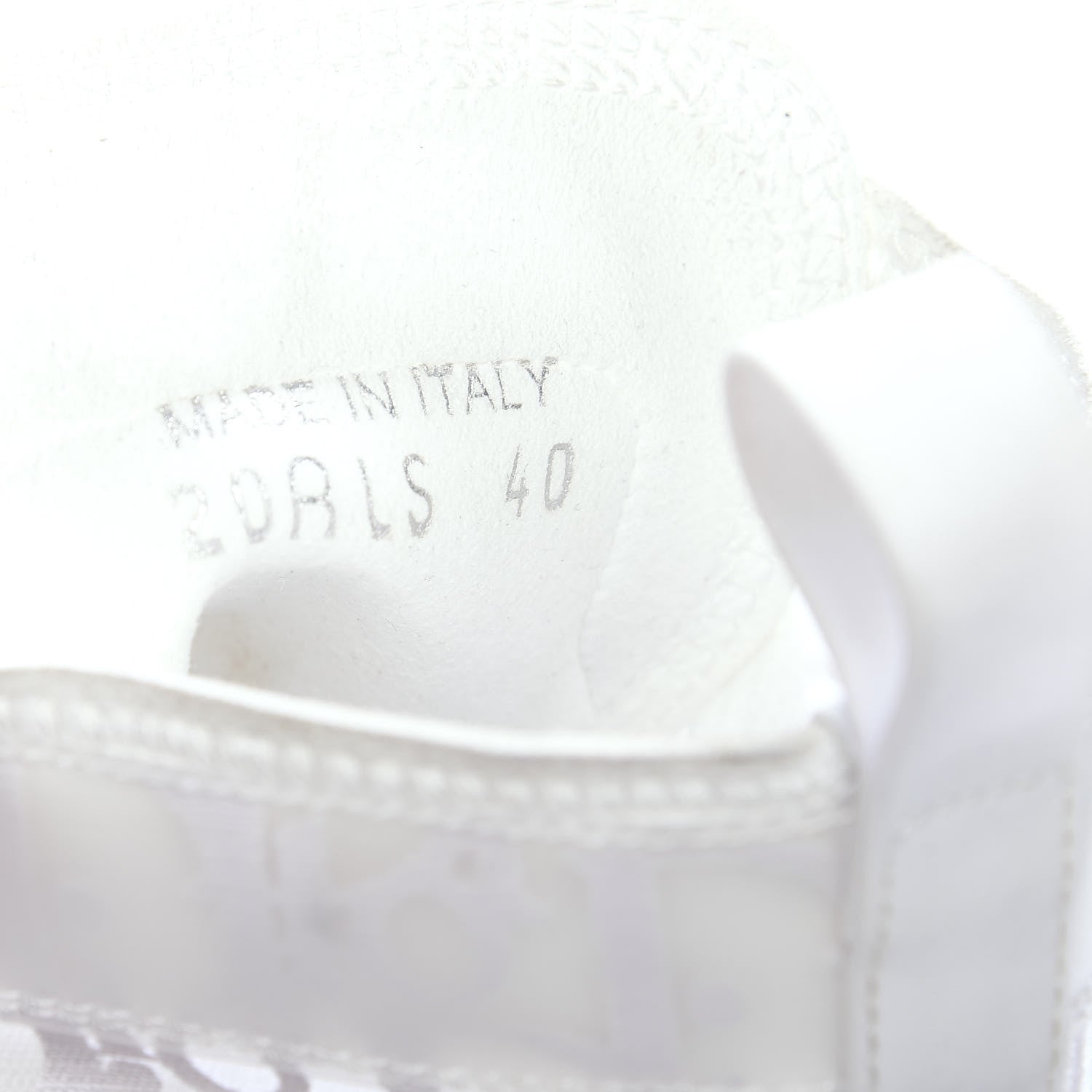 Christian Dior Technical Canvas Oblique Mens B23 High Top Sneakers 40 White 7 of 12