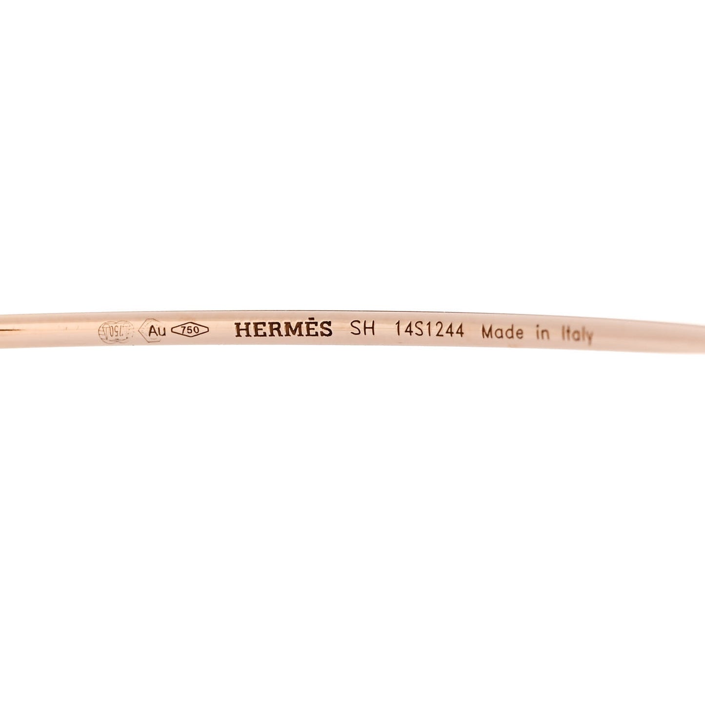 18K Rose Gold Collier De Chien Rock Bracelet SH