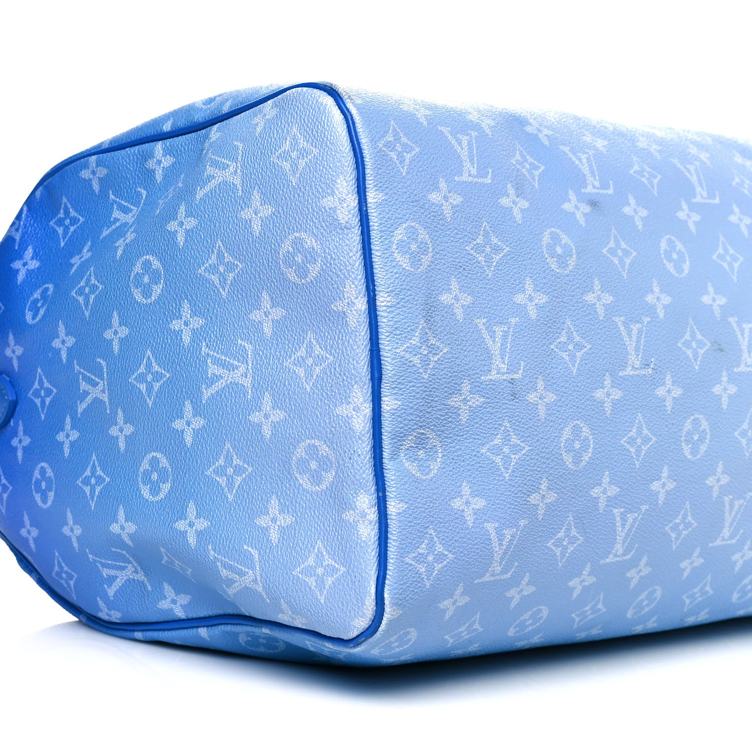 Louis Vuitton Monogram Clouds Keepall Bandouliere 50 Blue 9 of 14