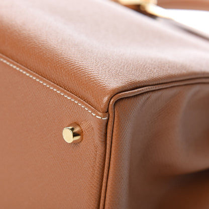 Hermes Courchevel Kelly Retourne 35 Gold 41 of 43