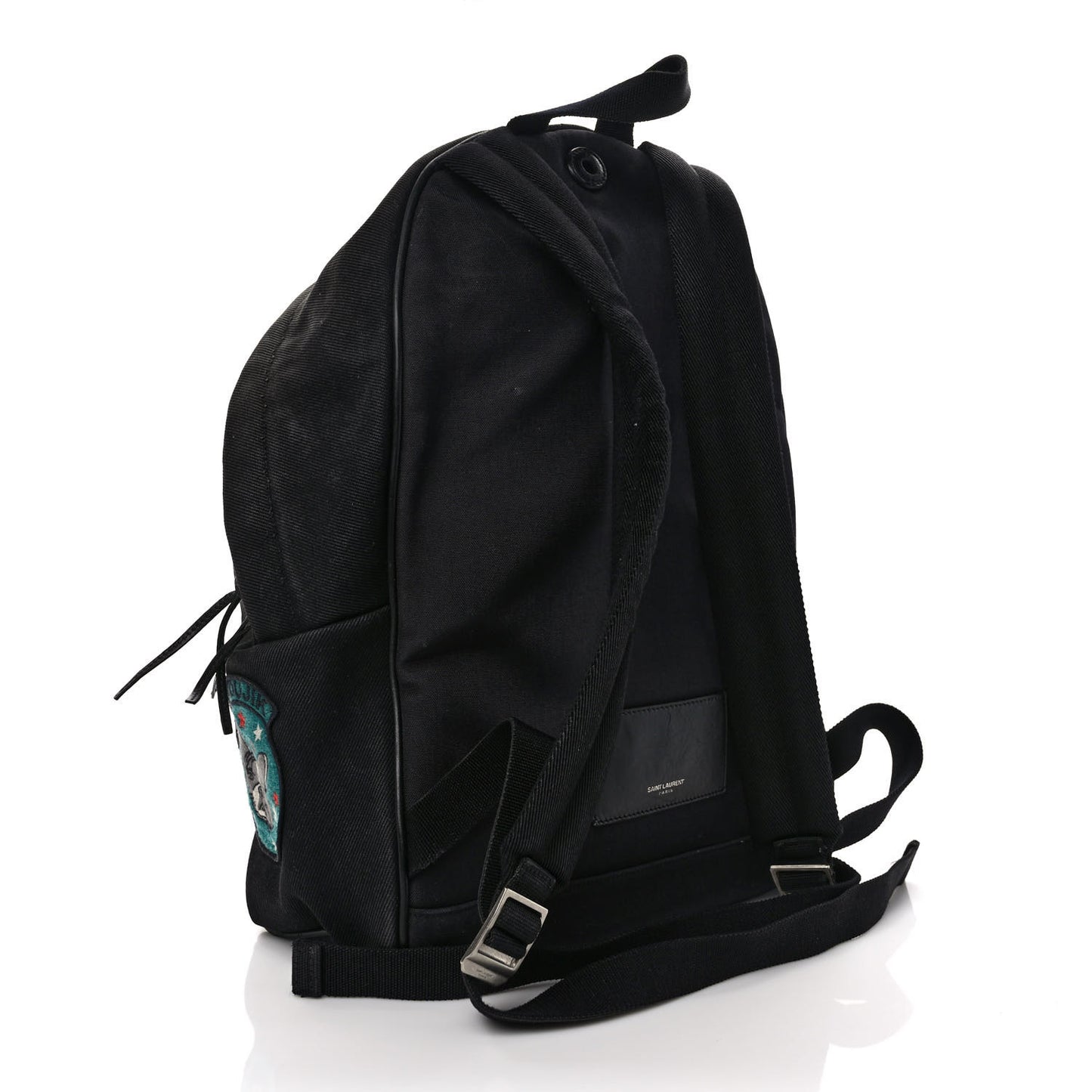 Twill Patches City Backpack Black