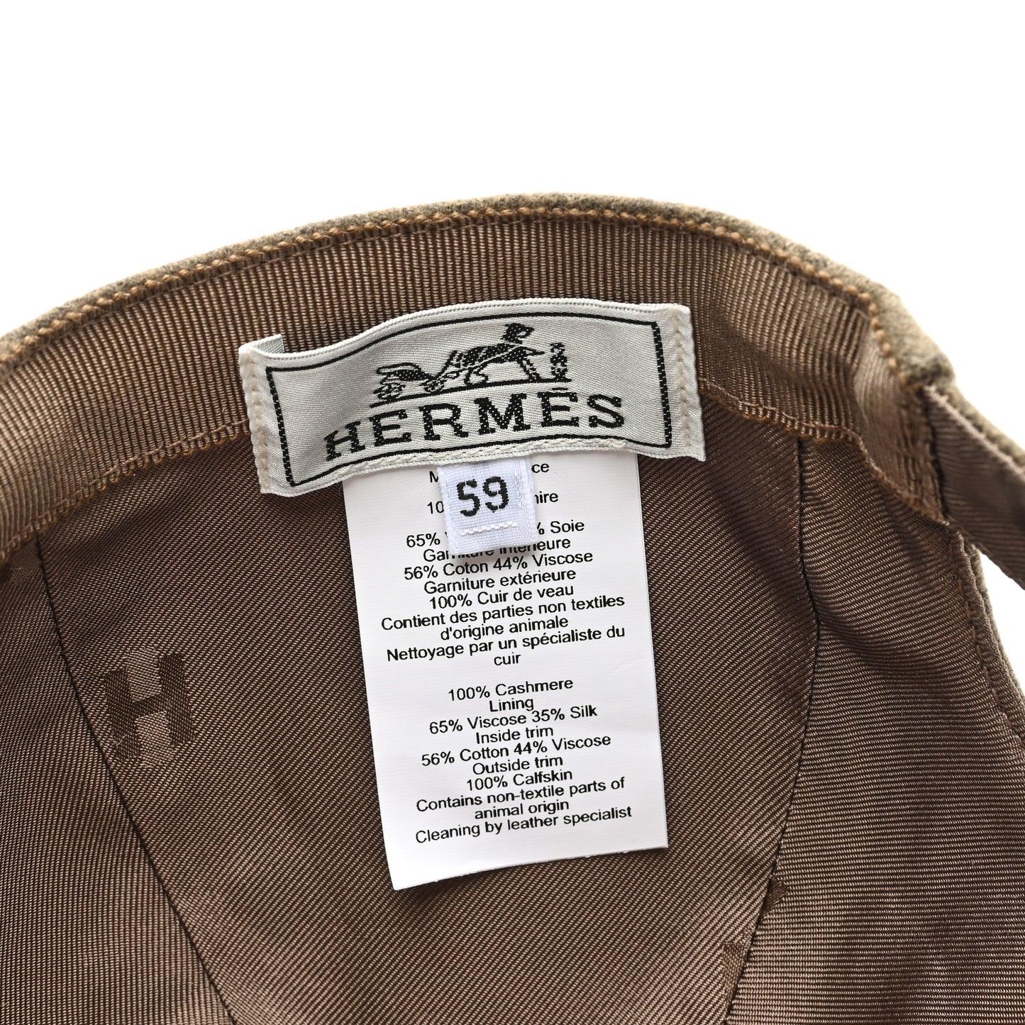 Cashmere Serena Eperon d'Or Cap 59 Toundra Beige De Weimar
