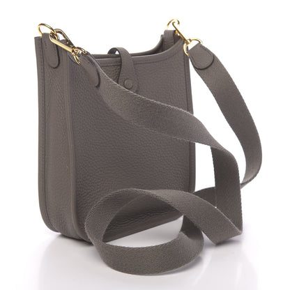 Hermes Taurillon Clemence Evelyne TPM Etain 3 of 11