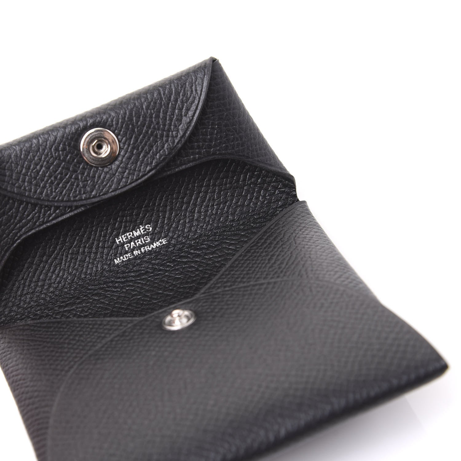 Hermes Epsom Bastia Coin Purse Black 4 of 8