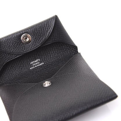 Hermes Epsom Bastia Coin Purse Black 4 of 8