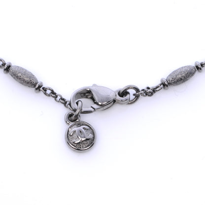 Chanel Crystal CC Pearl Drop Necklace 4 of 5